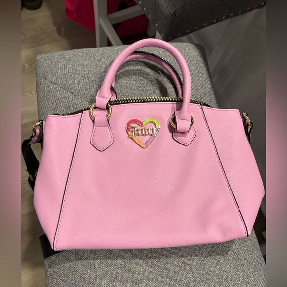 Juicy Couture Love Mode Satchel Fondant Pink‎ Purse - Picture 2 of 7